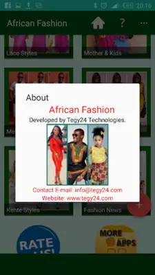 African Fashion Style 2020 android App screenshot 1